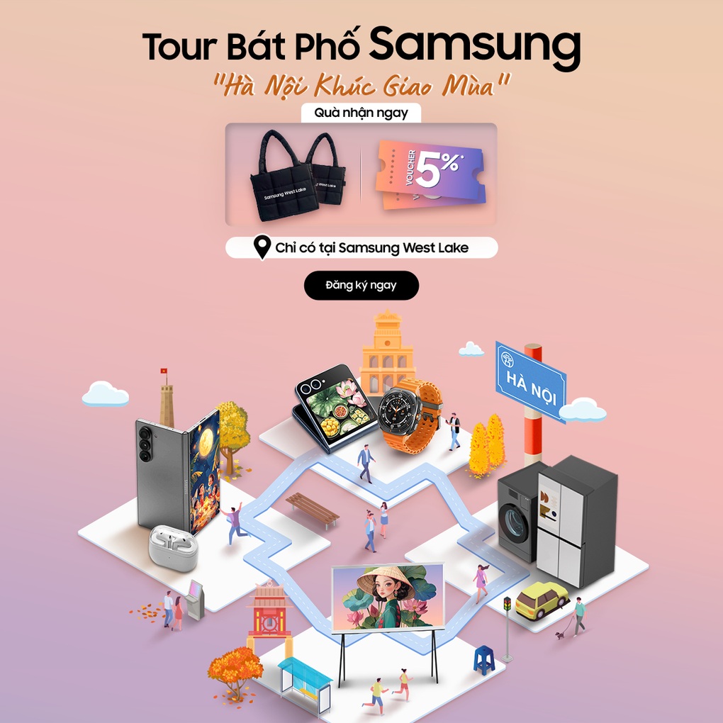 Trải nghiệm công nghệ ấn tượng và nhận phiếu quà tặng tại Samsung West Lake - 4