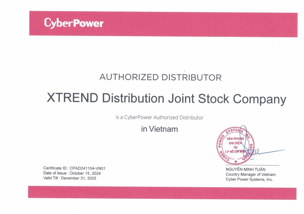 CyberPower bổ nhiệm XTREND Distribution là nhà phân phối giải pháp UPS 1 pha và 3 pha tại Việt Nam - 4