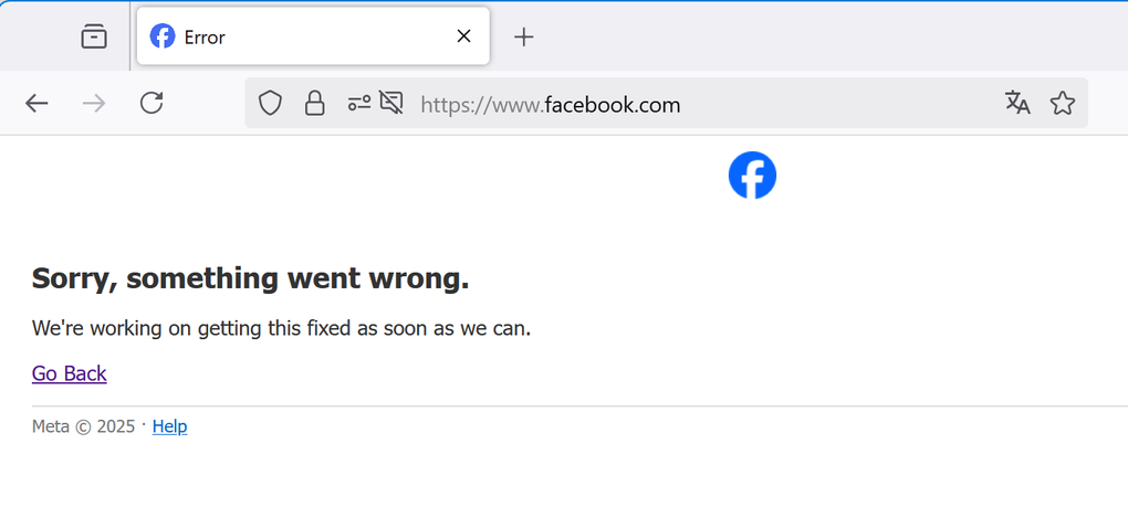 Facebook lại sập trên toàn cầu - 1 Facebook lại sập trên toàn cầu - 1