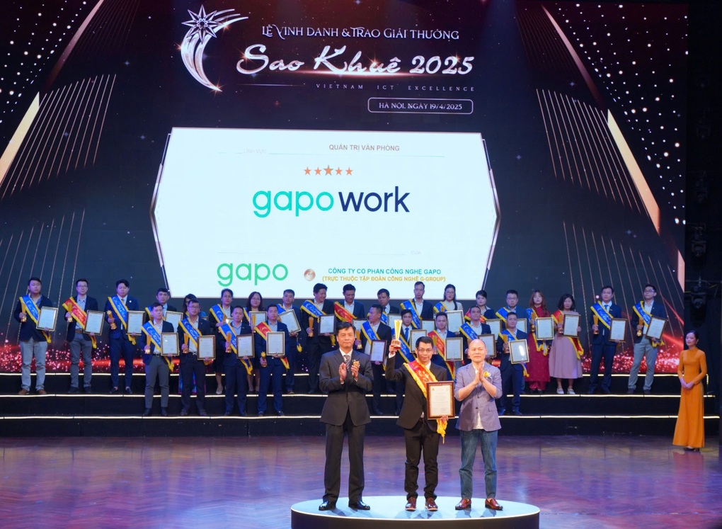 Sao Khuê 2025 vinh danh GapoWork - Đột phá số hóa quản trị doanh nghiệp - 1