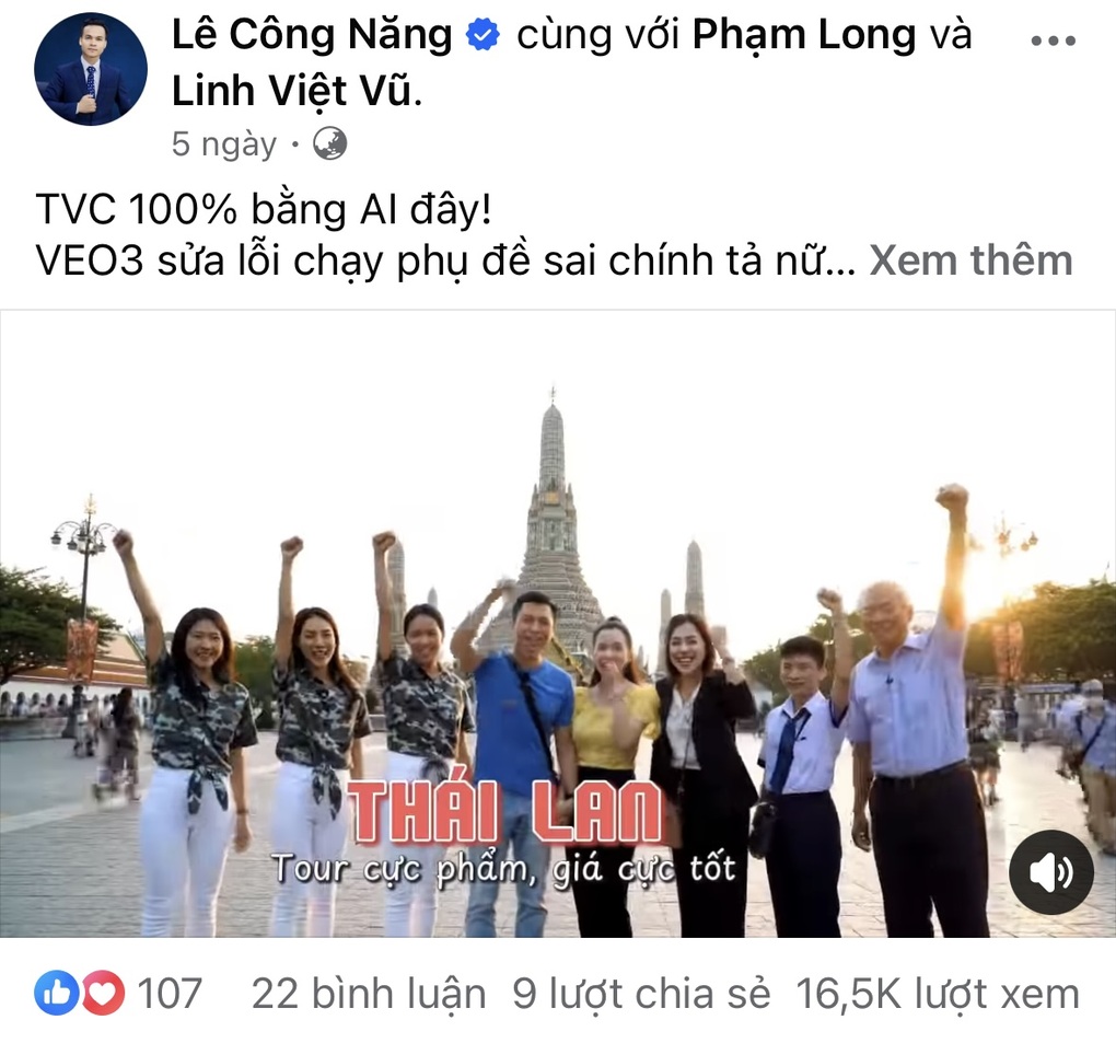 Tiệm sửa xe cũng tự làm TVC, dân quay dựng toát mồ hôi lo Veo 3 cướp việc - 6